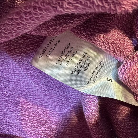 Wildfox Oversized Sweatshirt Small Coca-Cola Smiley Face Coke Roadtrip Purple - Picture 9 of 10